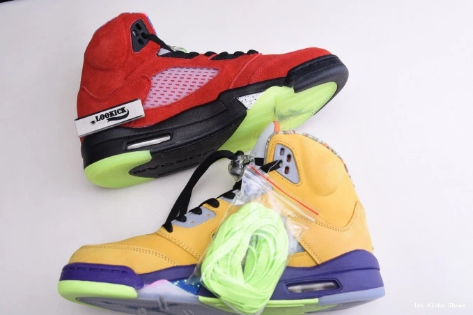 1st Kicks Shoes The Jordan Retro 5 CZ5725-700 What 0802